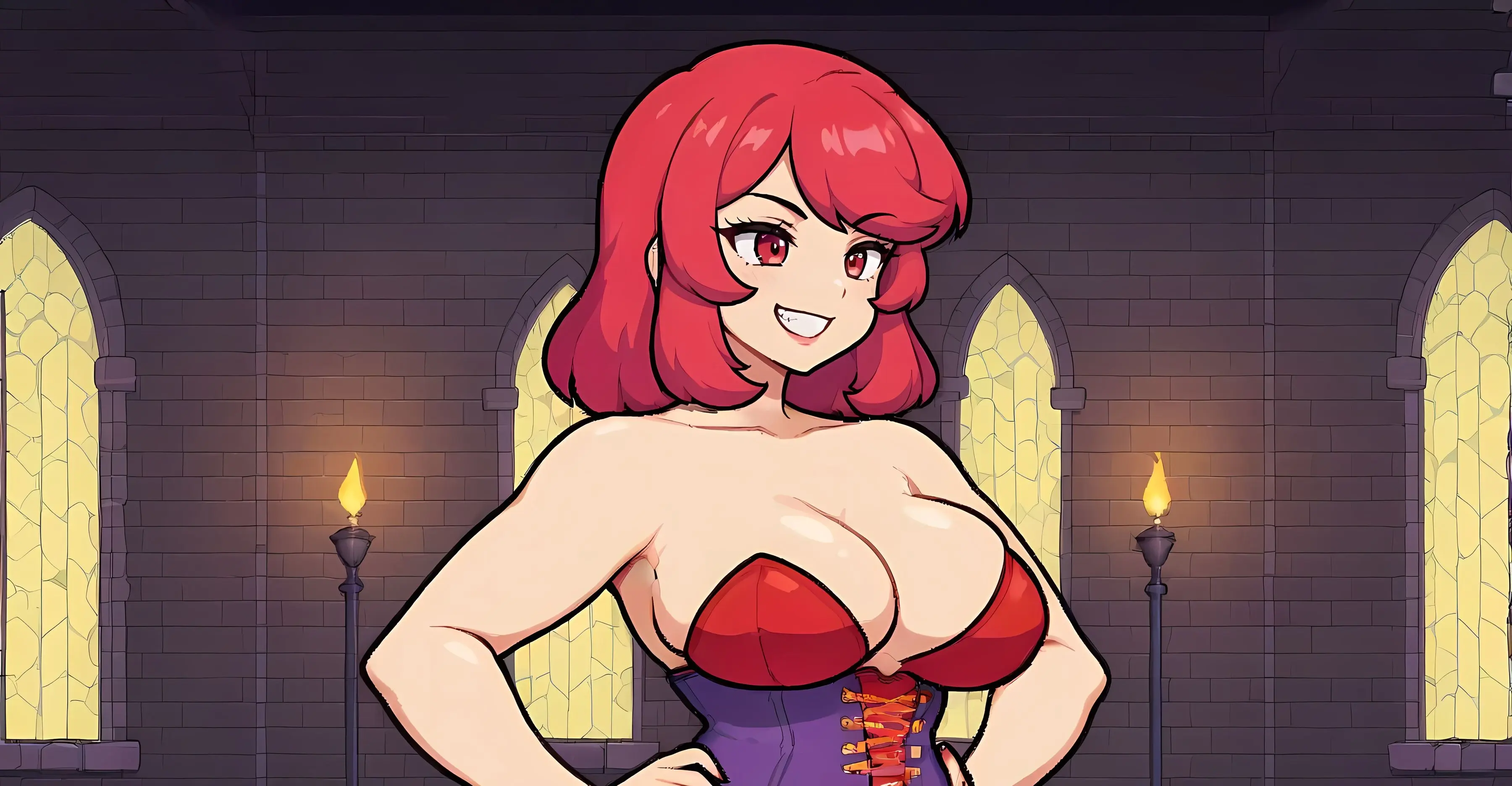 Scarlet Maiden's AI chat banner