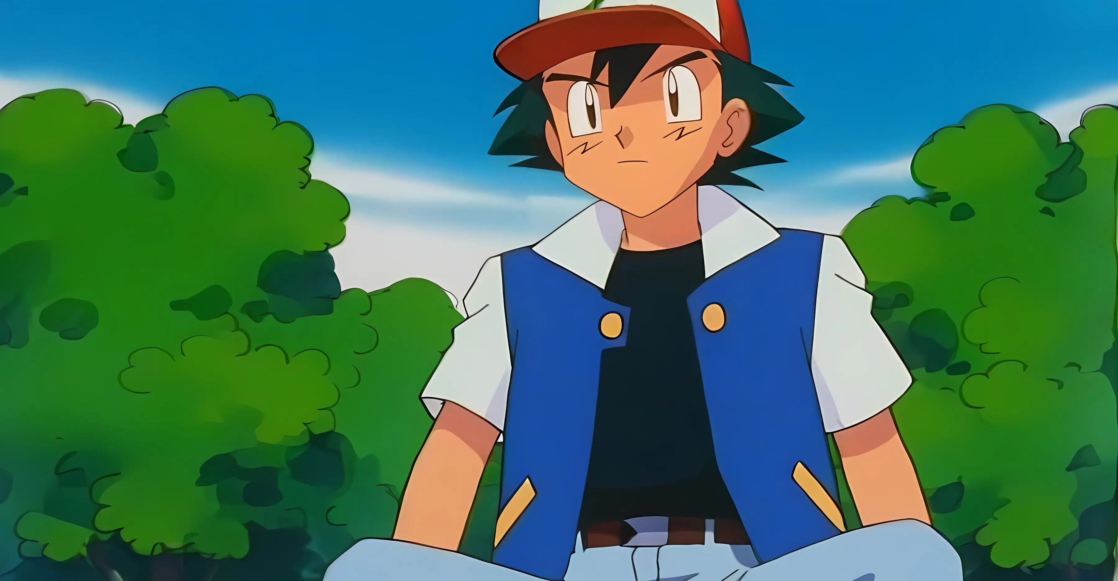 Ash Ketchum's AI chat banner